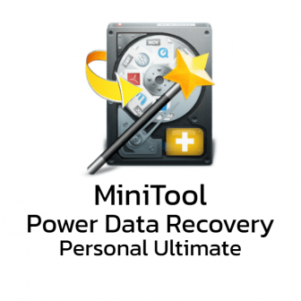MiniTool Power Data Recovery Personal Ultimate (โปรแกรมกู้ไฟล์ข้อมูล รุ่นผู้ใช้งานทั่วไป ลิขสิทธิ์ซื้อขาด 3 เครื่อง)