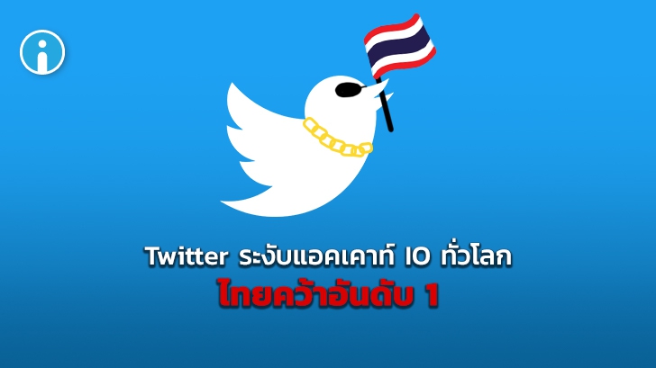 Twitter ประกาศระงับแอคเคาท์ IO ทั่วโลก ไทยครองอันดับ 1 ถึง 926 แอคเคาท์