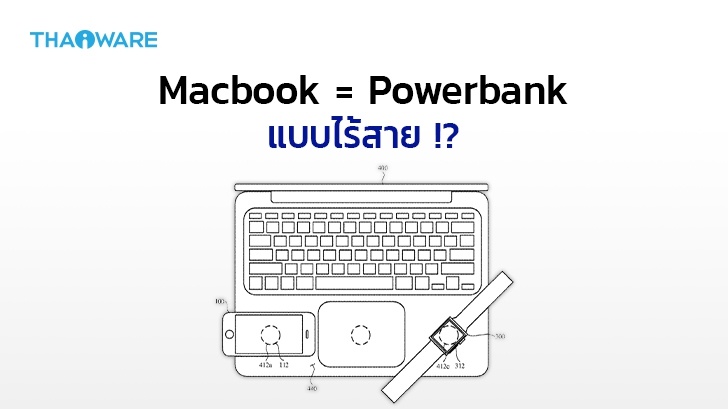Apple จดสิทธิบัตรใหม่ คาดอาจใช้ Macbook ชาร์จอุปกรณ์อื่นของ Apple แบบไร้สายได้เร็วๆ นี้
