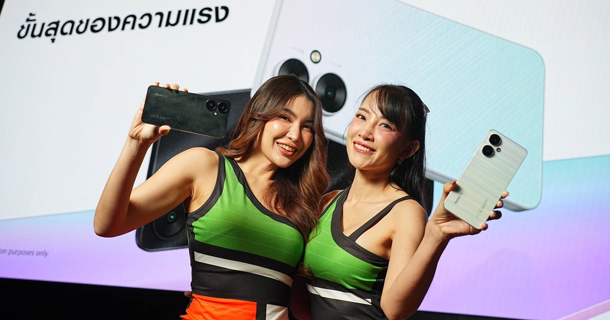 สมาร์ทโฟน Redmi 13C 5G วางจำหน่ายในไทยอย่างเป็นทางการ เริ่มต้น 4,999 บาท