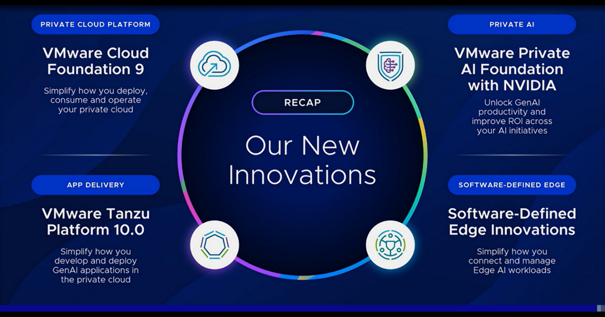 Broadcom เปิดตัว VMware Cloud Foundation 9 (VCF 9) ที่งาน VMware Explore 2024