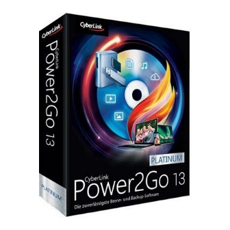 CyberLink Power2Go 13 Platinum (โปรแกรมไรท์แผ่น แปลงไฟล์ และสำรองไฟล์ ระดับมืออาชีพ)