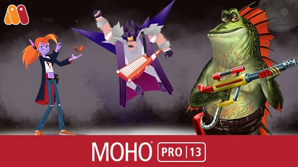 ขาย Moho Pro 13 (โปรแกรมออกแบบ ทำอนิเมชัน 2 มิติ สร้างการ์ตูนอนิเมชัน  ระดับมืออาชีพ) ราคาถูก