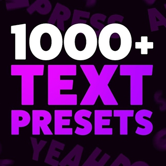 ขาย Text Presets for Animation Composer (พรีเซ็ตข้อความสำเร็จรูป  สำหรับทำวิดีโออนิเมชัน ในโปรแกรม Adobe After Effects) ราคาถูก