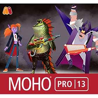 Moho Pro 13 (โปรแกรมออกแบบ ทำอนิเมชัน 2 มิติ สร้างการ์ตูนอนิเมชัน ระดับมืออาชีพ)