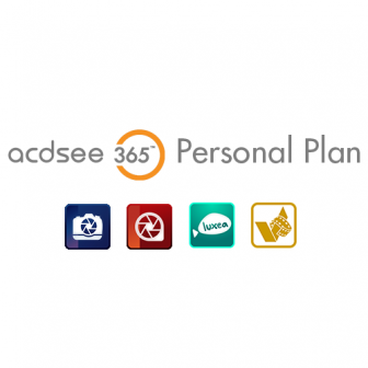 ACDSee 365 Personal Plan (ชุดโปรแกรมแต่งรูป ตัดต่อวิดีโอ แปลงไฟล์วิดีโอ ติดตั้งได้ 2 เครื่อง พื้นที่จัดเก็บบนคลาวด์ 10 GB.)