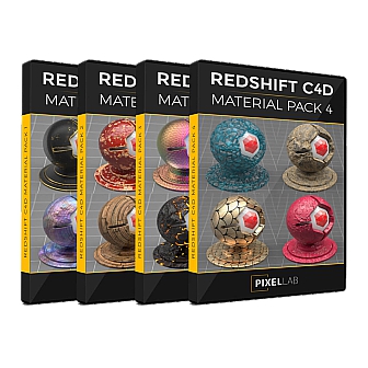 redshift c4d material pack download