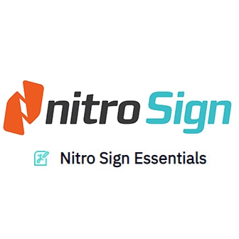 Nitro Sign Essentials (โซลูชันลายเซ็นอิเล็กทรอนิกส์ (eSignature) รุ่นเริ่มต้น)