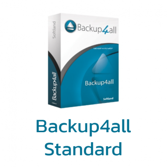 Backup4all Standard 9 (โปรแกรมสำรองข้อมูล Backup ไฟล์ รุ่นมาตรฐาน)