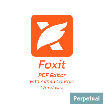 Foxit PDF Editor with Admin Console (Windows) - Perpetual License (โปรแกรมสร้าง และจัดการเอกสาร PDF รุ่นมาตรฐาน พร้อมคอนโซลจัดการผู้ใช้งาน ลิขสิทธิ์ซื้อขาด)