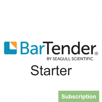 BarTender Starter - Subscription License (โปรแกรมพิมพ์ฉลาก บาร์โค้ด QR Code รุ่นเริ่มต้น ลิขสิทธิ์จ่ายรายปี)