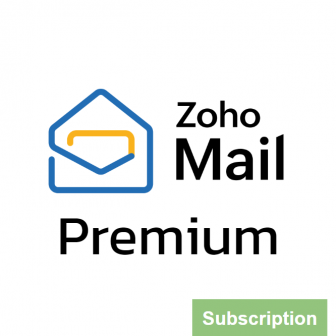 Zoho Mail Premium - Subscription License (บริการอีเมลสำหรับธุรกิจ ความปลอดภัยสูง ด้วยโดเมนของธุรกิจ รุ่นพรีเมียม)