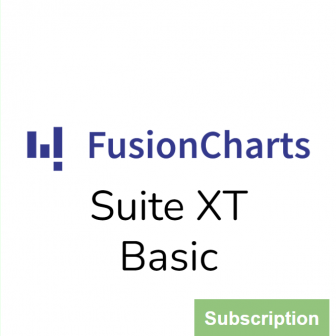 FusionCharts Suite XT Basic - Subscription License (โปรแกรมแสดงแผนภูมิ หรือกราฟเชิงโต้ตอบ สำหรับนักพัฒนา รุ่นพื้นฐาน)