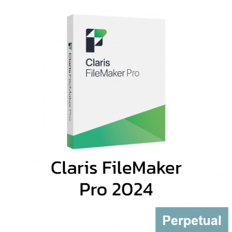 Claris FileMaker Pro 2024 (โปรแกรมสร้าง App บน iPad iPhone Windows Mac และบนเว็บ สำหรับใช้คนเดียว)