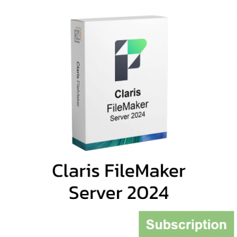 Claris FileMaker Server 2024 for Teams - Subscription License (โปรแกรมโฮสต์แอปพลิเคชันและฐานข้อมูล สำหรับใช้ในองค์กรหลายคน ลิขสิทธิ์รายปี)