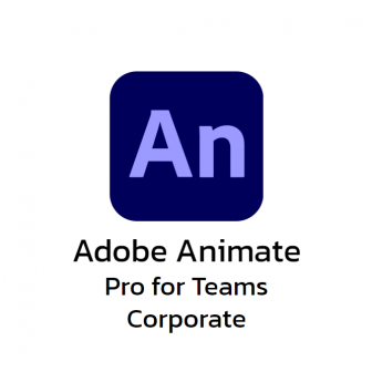 Adobe Animate Pro for Teams Corporate (โปรแกรมสร้างการ์ตูนอนิเมชัน สำหรับเกม เว็บไซต์ แบนเนอร์โฆษณา รุ่นโปร)