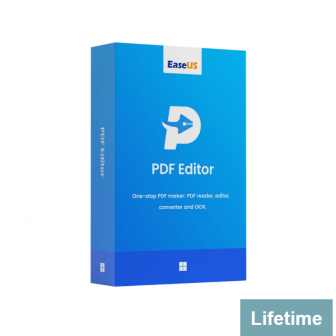 EaseUS PDF Editor - Lifetime License (โปรแกรม สร้าง เปิดดู แก้ไข และแปลงไฟล์เอกสาร PDF แบบ All-in-One ลิขสิทธิ์แบบจ่ายครั้งเดียว อัปเดตฟรีตลอดชีวิต)