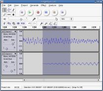 รูปประกอบซอฟต์แวร์Audacity (โปรแกรมทำ MP3 ตัดริงโทน ทําสปอตโฆษณา)
