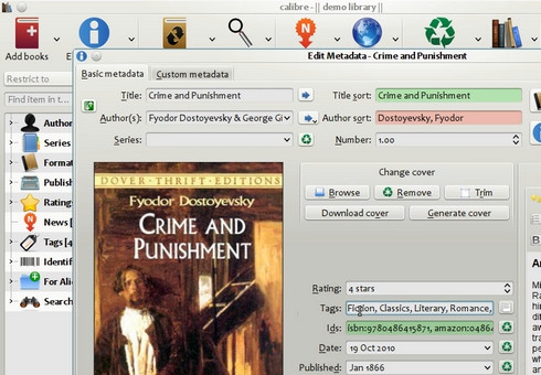 รูปประกอบซอฟต์แวร์Calibre (โปรแกรม Calibre ดาวน์โหลด E-Book มาอ่าน)