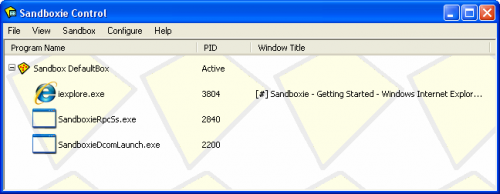 รูปประกอบซอฟต์แวร์Sandboxie (โปรแกรม Sandboxie จัดระเบียบโปรแกรม)
