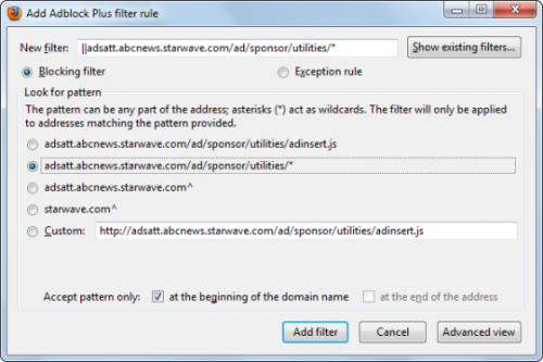รูปประกอบซอฟต์แวร์Adblock Plus (โปรแกรม บล็อค ป้องกันไวรัสโฆษณา)