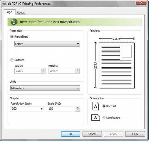 รูปประกอบซอฟต์แวร์doPDF Free PDF Converter (โปรแกรมแปลง PDF ฟรี)