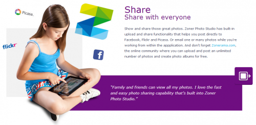 รูปประกอบซอฟต์แวร์Zoner Photo Studio (โปรแกรมแต่งรูป แชร์รูป)