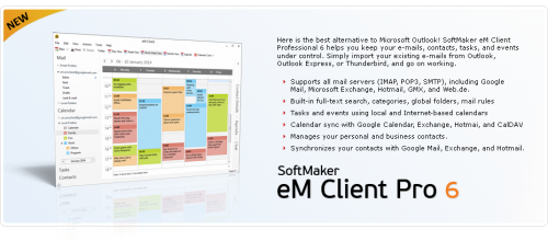 รูปประกอบซอฟต์แวร์eM Client (โปรแกรม eM Client จัดการตารางงาน)