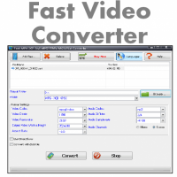 Fast Video Converter (โปรแกรมแปลงไฟล์วิดีโอ)