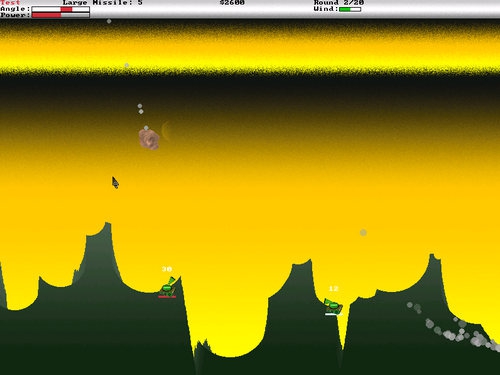 รูปประกอบซอฟต์แวร์Atomic Tanks (เกมส์ Atomic Tanks รถถังประจัญบาน)