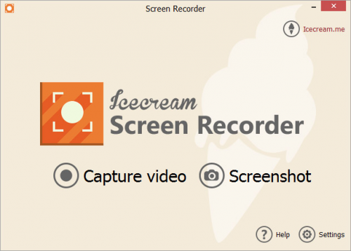 รูปประกอบซอฟต์แวร์Icecream Screen Recorder