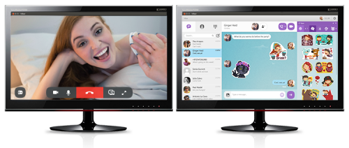 รูปประกอบซอฟต์แวร์Viber for Desktop (โปรแกรม Viber แชทเห็นหน้า บนเครื่อง PC)