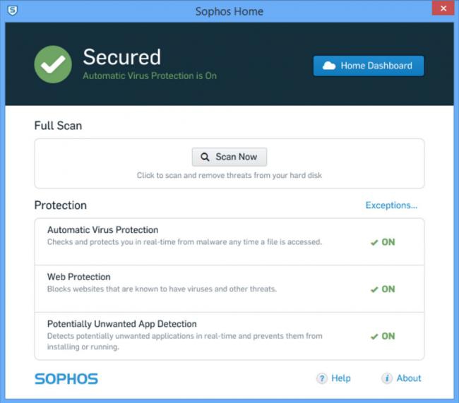 SOPHOS SCARICARE
