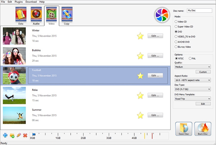 รูปประกอบซอฟต์แวร์Movavi Video Suite (โปรแกรมจัดการวีดีโอ ตัดต่อ ทำสไลด์ อัดวีดีโอ)
