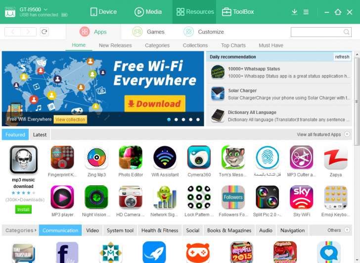รูปประกอบซอฟต์แวร์MoboPlay (โปรแกรม MoboPlay จัดการโทรศัพท์มือถือ Android และ iOS มีเมนูภาษาไทย)