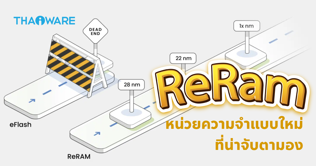 ReRAM คืออะไร ? เทคโนโลยีหน่วยความจำแห่งอนาคต ที่อาจเปลี่ยนโลกการจัดเก็บข้อมูล